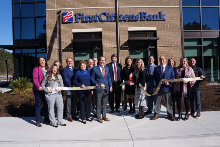 First Citizens Bank holds ribbon cutting at Nexton location.