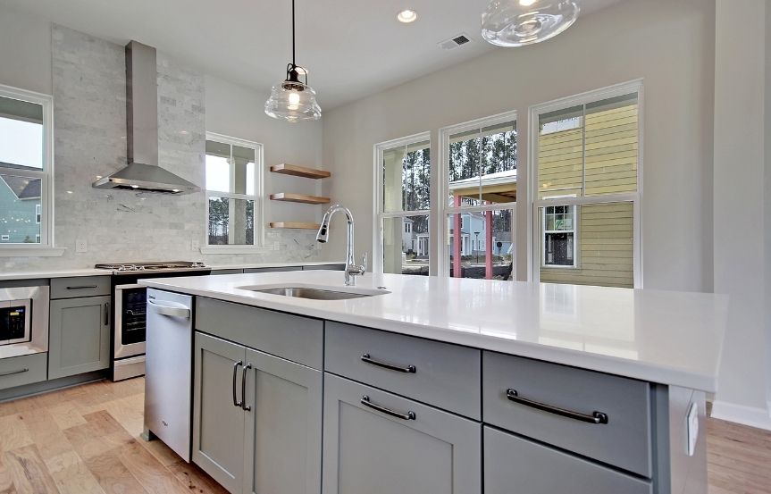 Ashton Woods Azalea home plan kitchen island