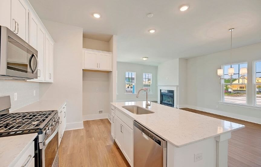 Ashton Woods Doty home plan kitchen island