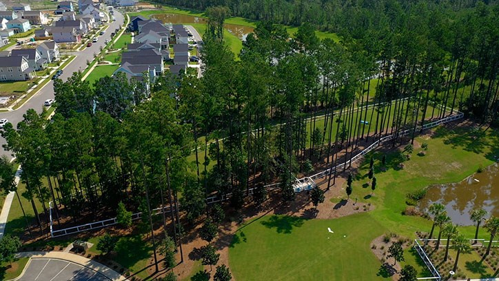 Aerial image of Dog Park in Nexton