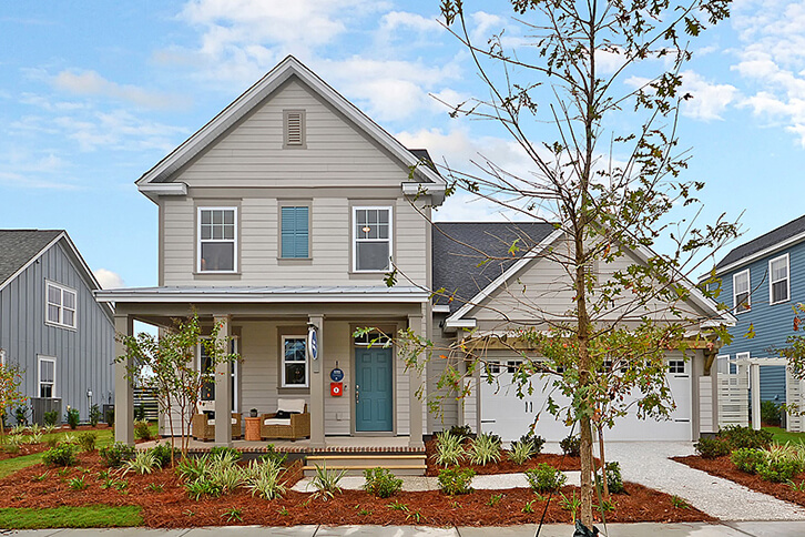 David Weekley Bridges model home in Nexton