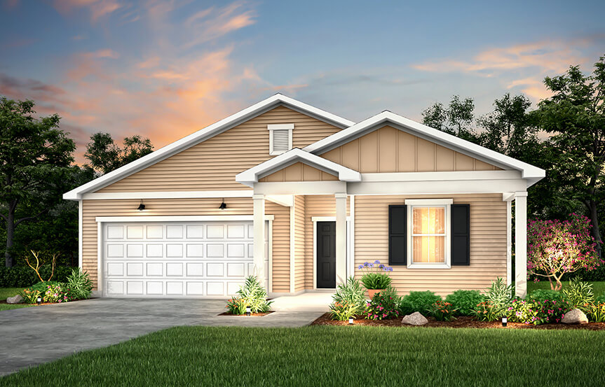 Centex Dunlin home plan rendering TD103