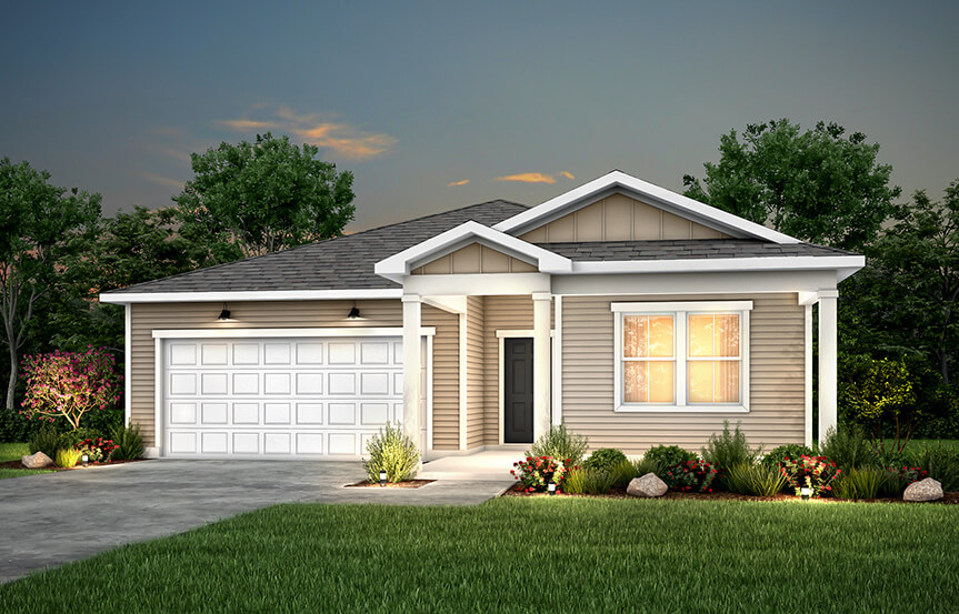 Centex Dunlin home plan rendering TD104