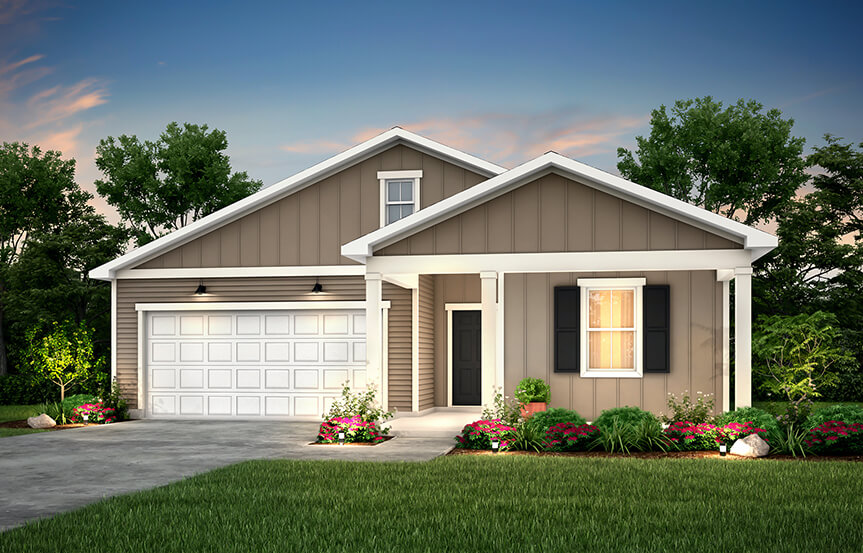 Centex Dunlin home plan rendering TD106