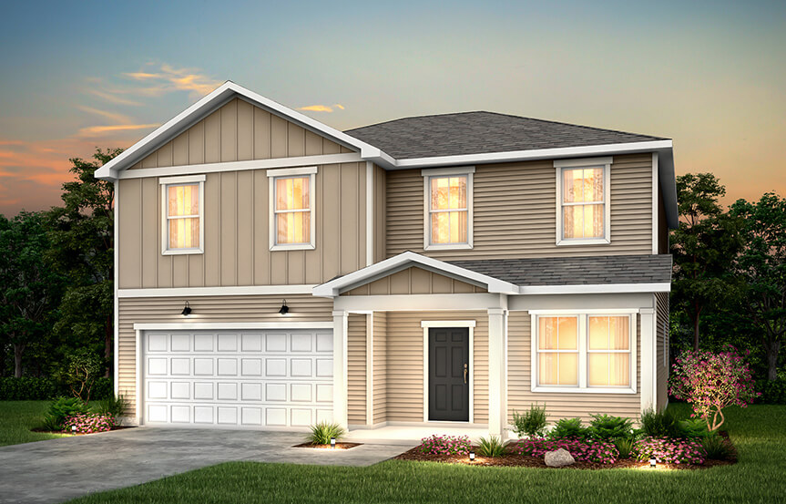 Centex Whimbrel home plan rendering TD103
