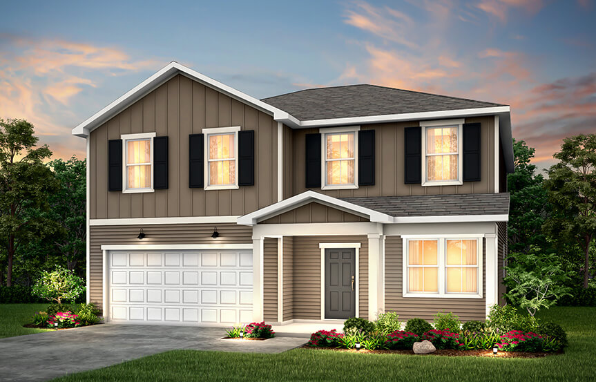 Centex Whimbrel home plan rendering TD104