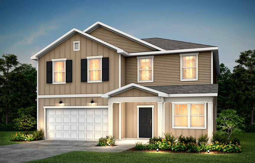 Centex Whimbrel home plan rendering TD106