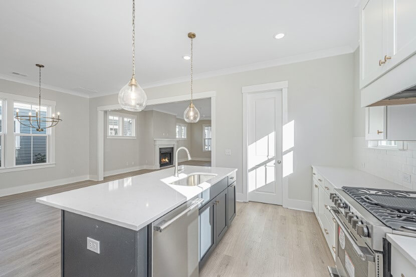 Homes By Dickerson Moultrie home plan kitchen pendants