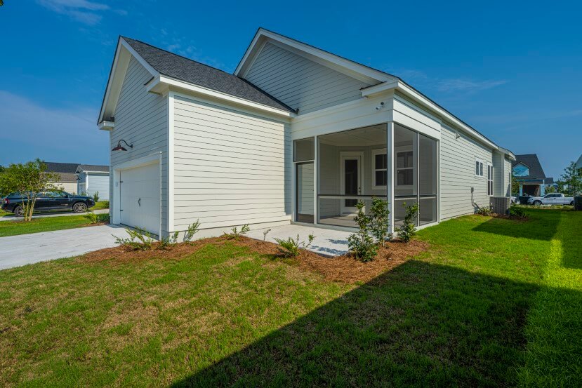 Homes By Dickerson York home plan backyard