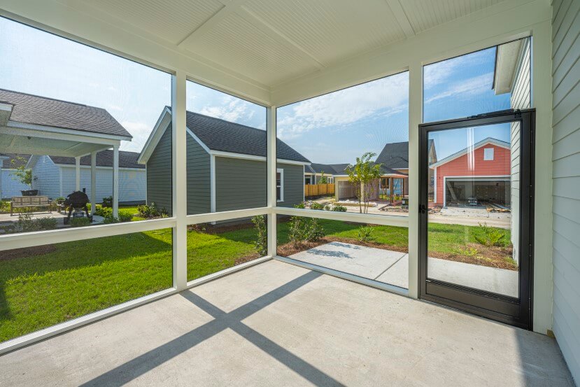 Homes By Dickerson York home plan screened porch