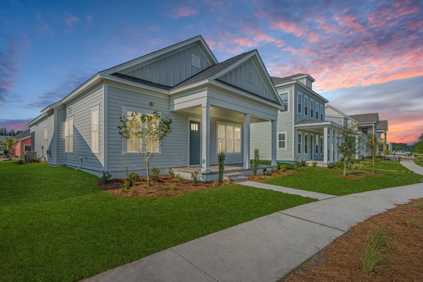 Homes By Dickerson York home plan side exterior image