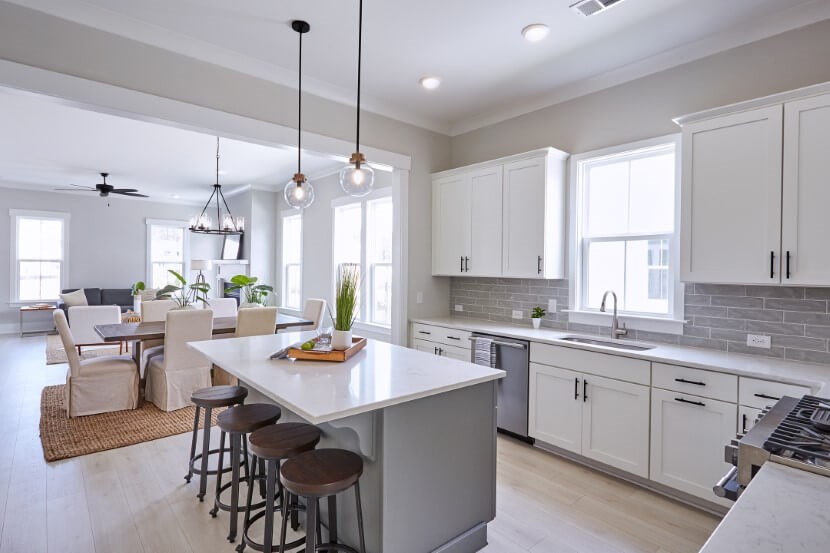 Homes By Dickerson Rutledge home plan kitchen island