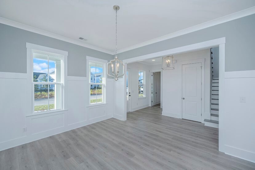 Homes By Dickerson Hampton home plan dining room into entryway