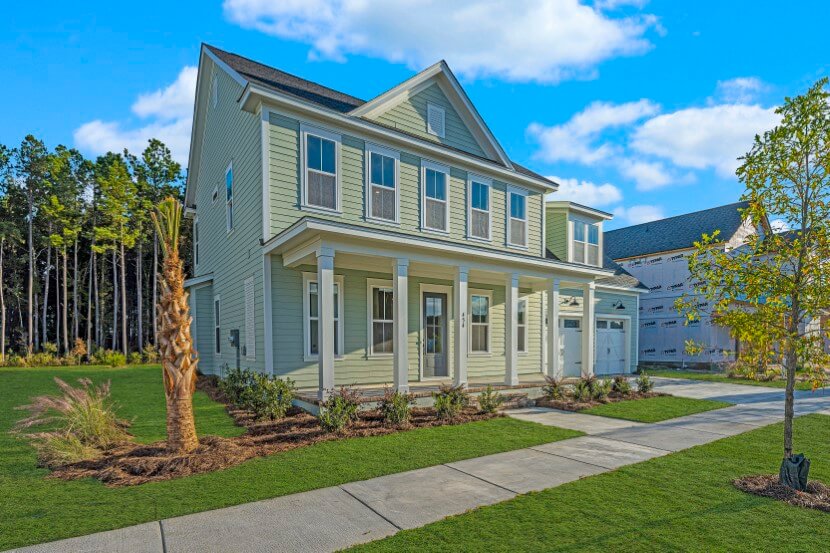 Homes By Dickerson Hampton home plan exterior side image