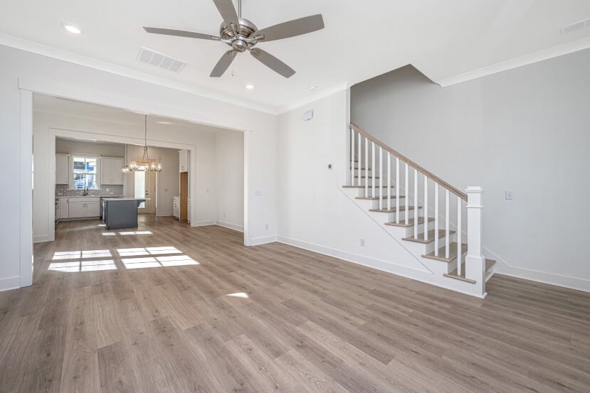 Homes By Dickerson Aberdeen home plan staircase