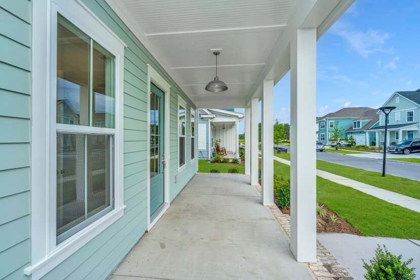 Homes By Dickerson Mansfield home plan front porch