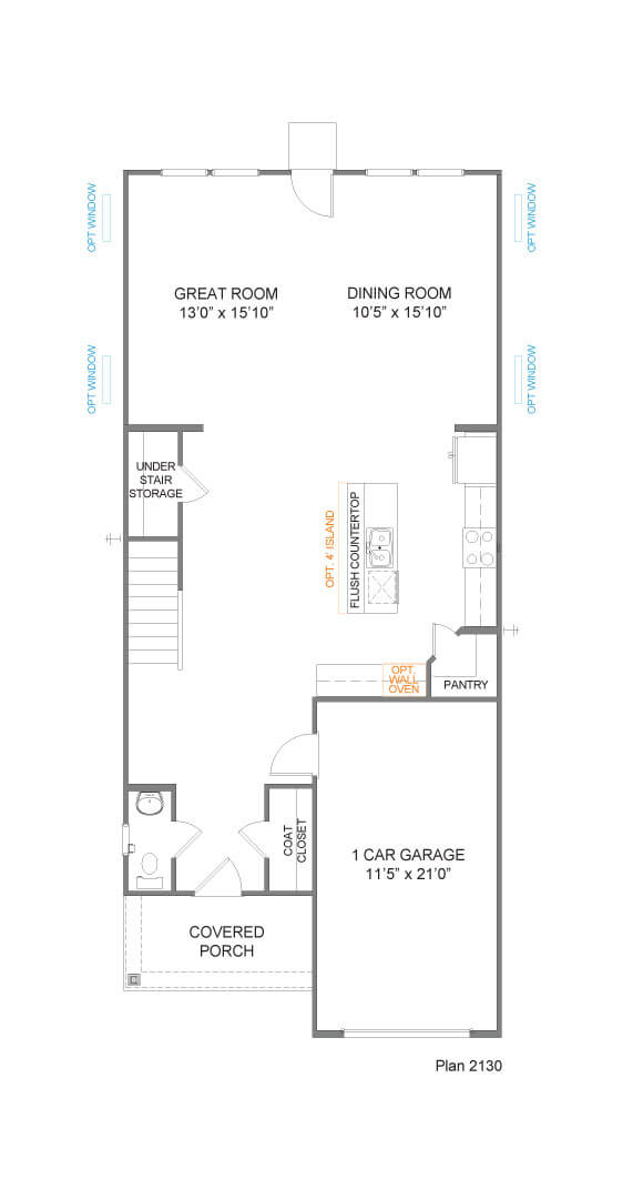 True Homes Lawton floor plan first floor
