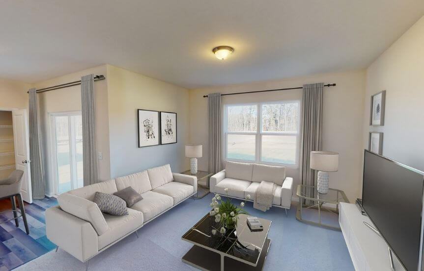 Centex Dunlin home plan gathering room