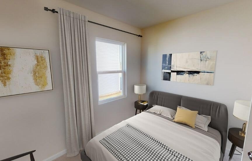 Centex Dunlin home plan bedroom