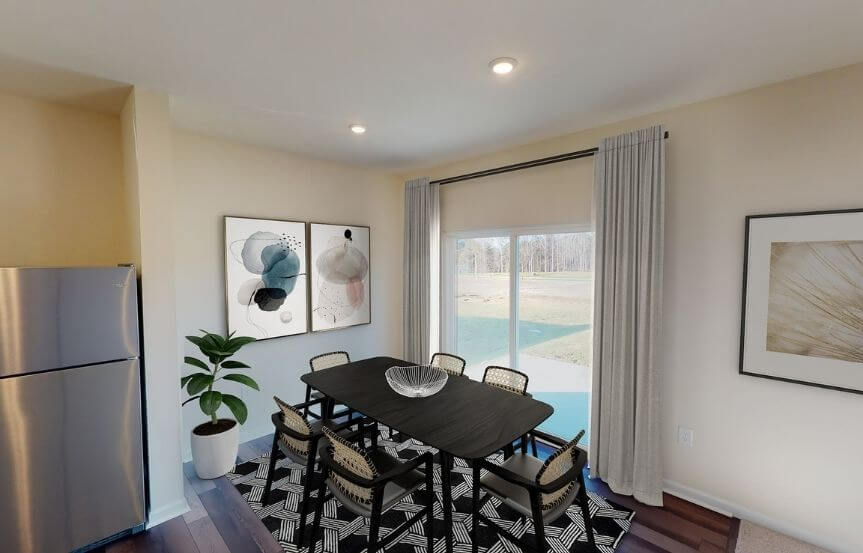 Centex Whimbrel home plan dining room