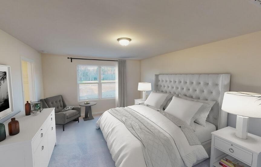 Centex Whimbrel home plan master bedroom