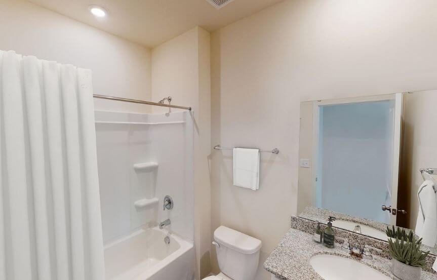 Centex Whimbrel home plan secondary bathroom