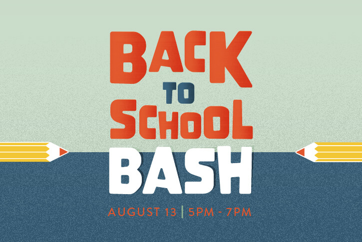 Back to School Bash banner