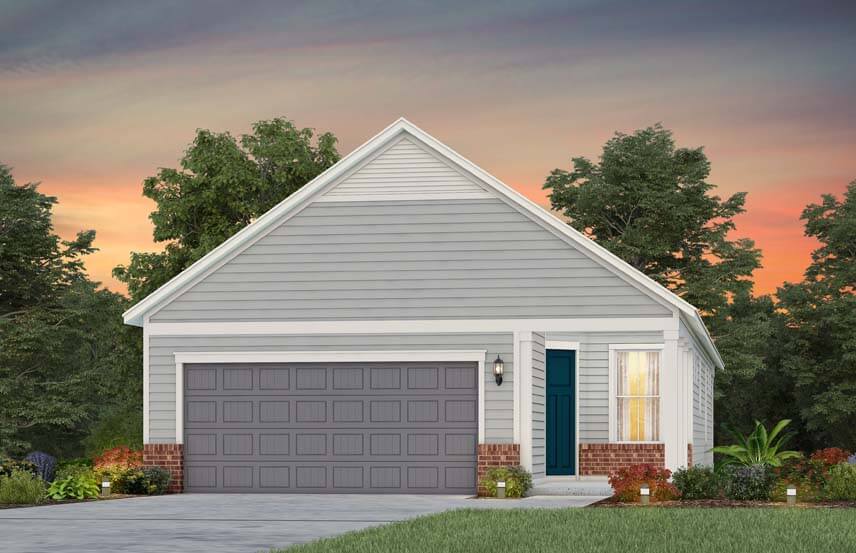 Del Webb Contour home plan exterior rendering - LC201