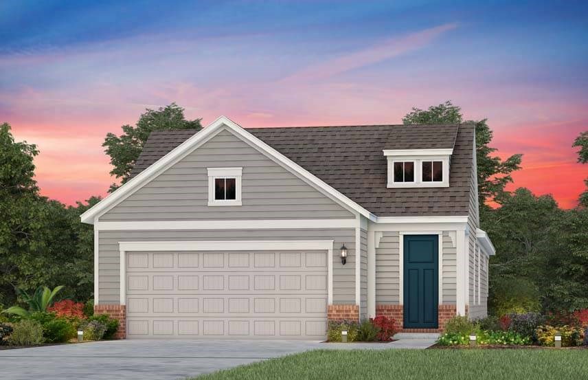 Del Webb Hallmark home plan exterior rendering - LC201