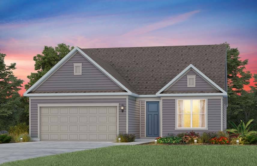 Del Webb Mystique home plan exterior rendering - LC102
