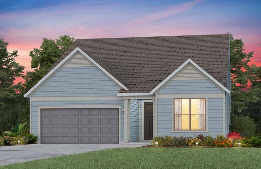 Del Webb Palmary home plan exterior rendering - LC102