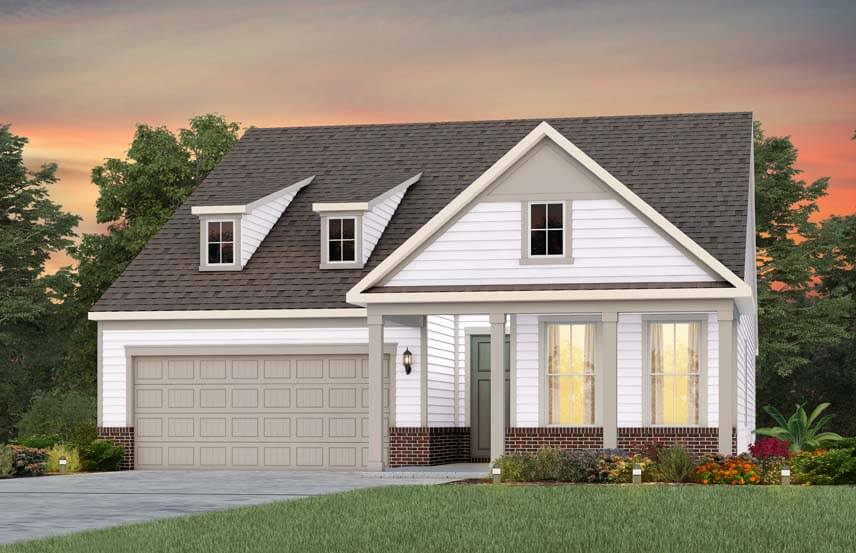 Del Webb Palmary home plan exterior rendering - LC201