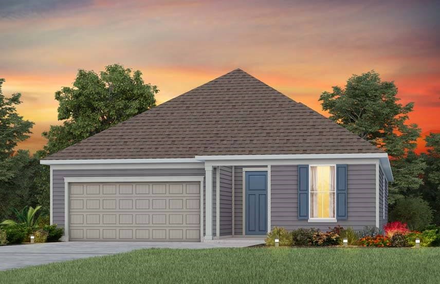 Del Webb Prestige home plan exterior rendering - LC101
