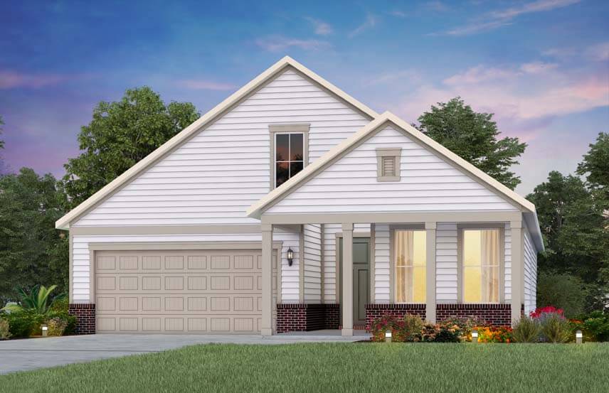 Del Webb Prestige home plan exterior rendering - LC202
