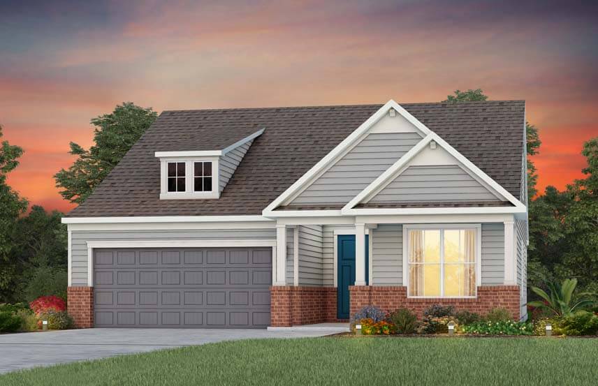 Del Webb Prosperity home plan exterior rendering - LC202