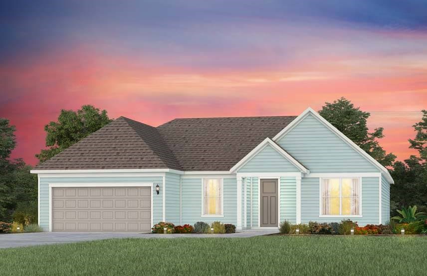 Del Webb Stardom home plan exterior rendering - LC101