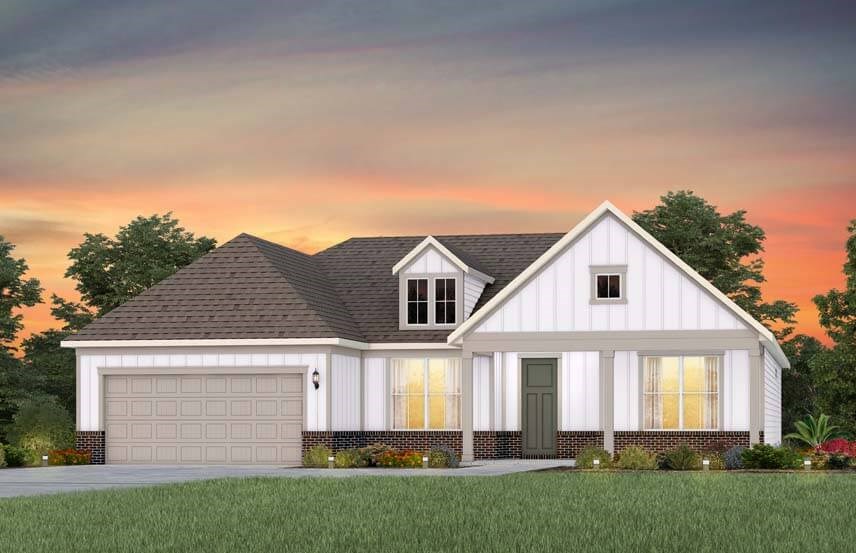 Del Webb Stardom home plan exterior rendering - LC201