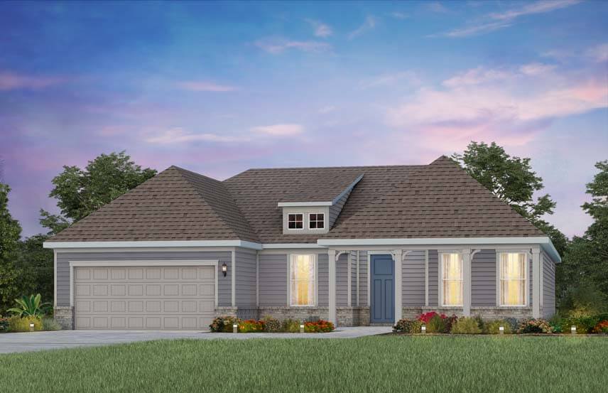 Del Webb Stardom home plan exterior rendering - LC202