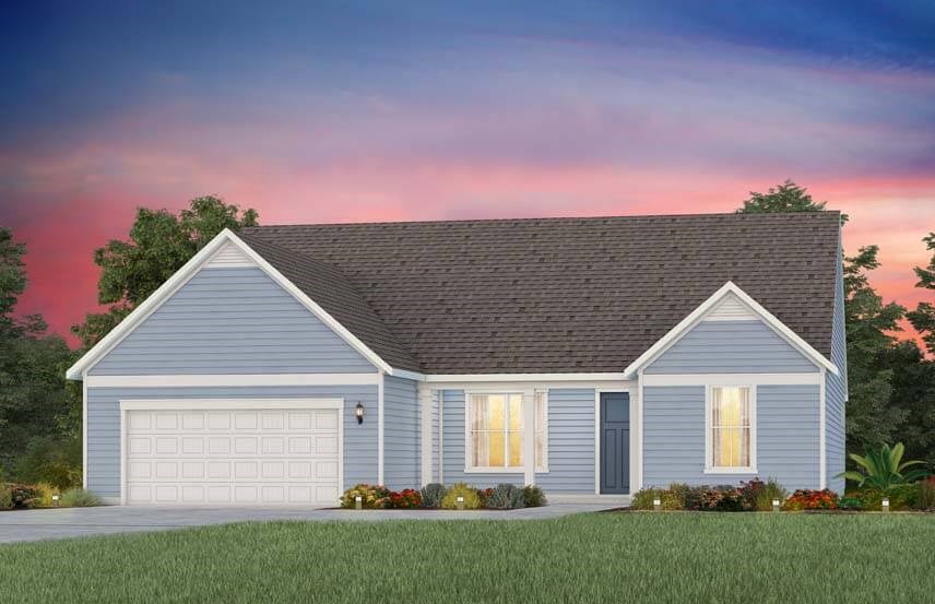 Del Webb Stellar home plan exterior rendering - LC101