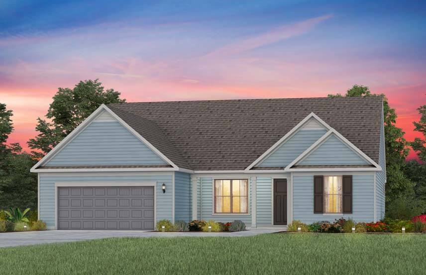 Del Webb Stellar home plan exterior rendering - LC102
