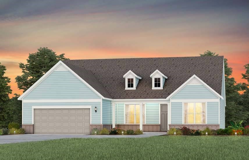 Del Webb Stellar home plan exterior rendering - LC201