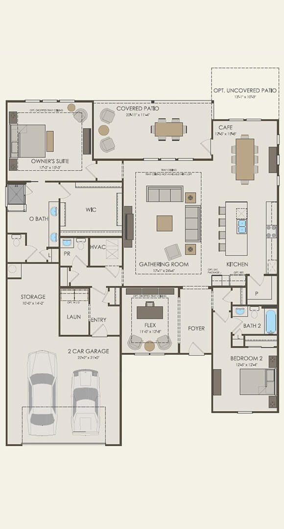 Del Webb Stellar home plan First Floor