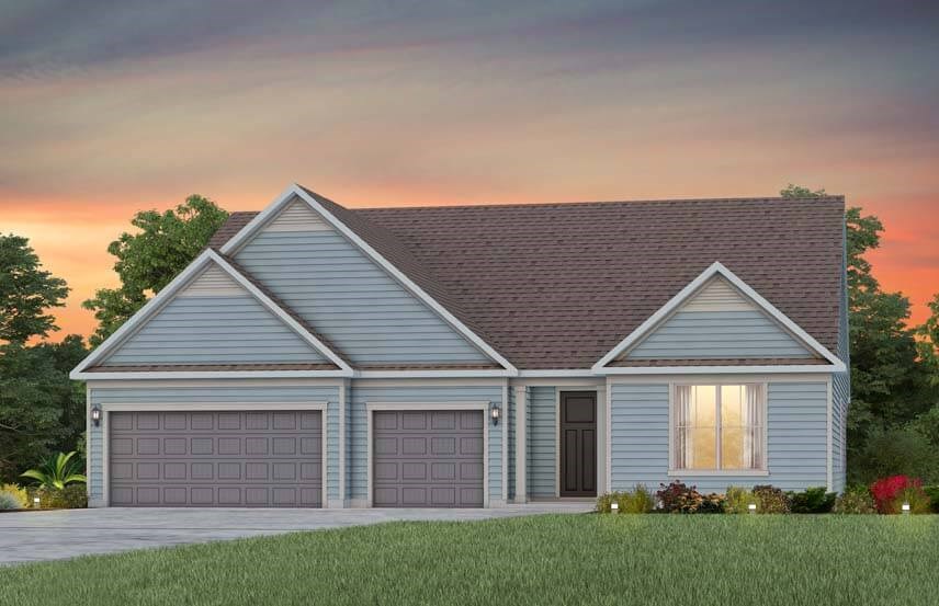 Del Webb Renown home plan exterior rendering - LC101