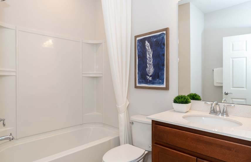 Del Webb Contour home plan guest bathroom