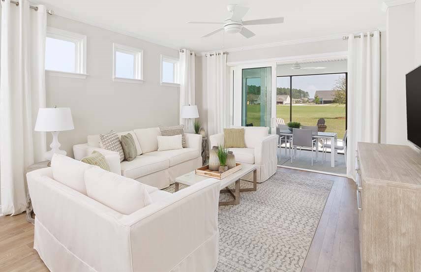 Del Webb Hallmark home plan living room