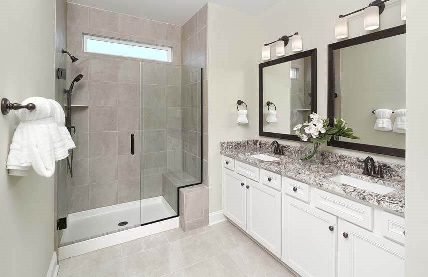 Del Webb Hallmark home plan owners bath