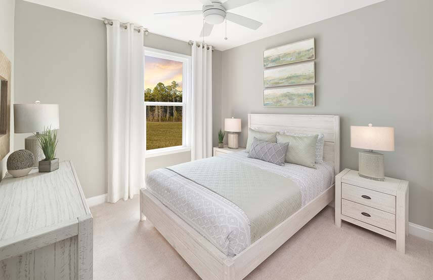 Del Webb Hallmark home plan guest bedroom