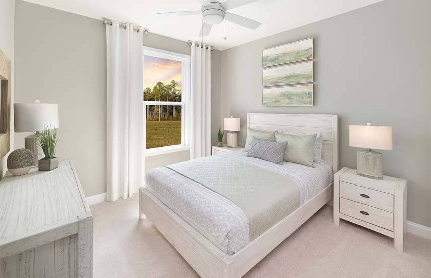 Del Webb Hallmark home plan guest bedroom