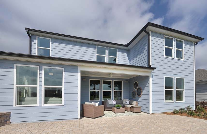 Del Webb Palmary home plan back patio