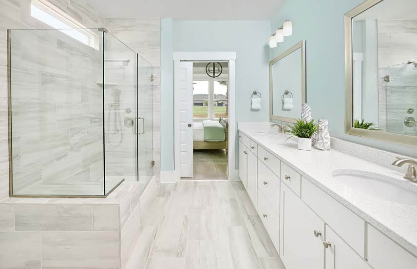 Del Webb Palmary home plan owner's bathroom